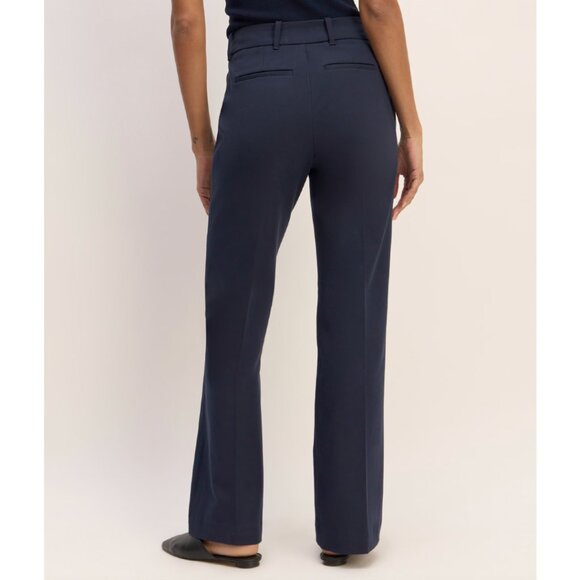 NEW Everlane The Bi-Stretch Flare Pant Womens 2 Navy - Picture 5 of 12